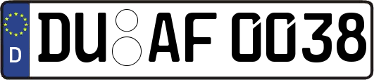 DU-AF0038