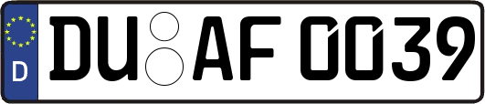 DU-AF0039