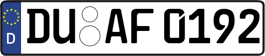 DU-AF0192
