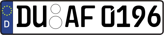 DU-AF0196
