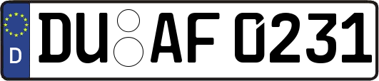 DU-AF0231