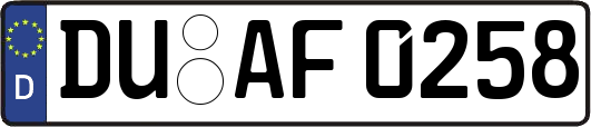 DU-AF0258