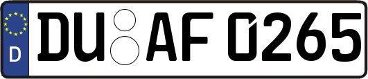 DU-AF0265