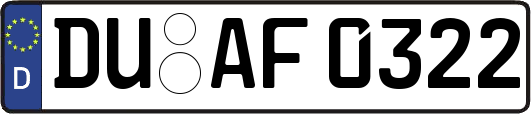 DU-AF0322