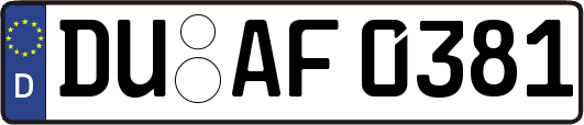 DU-AF0381