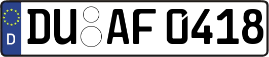 DU-AF0418