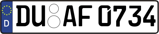 DU-AF0734