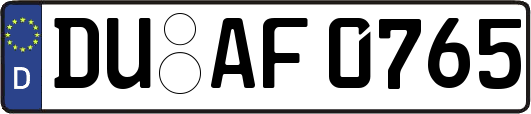 DU-AF0765