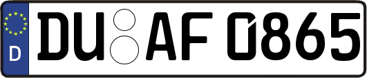 DU-AF0865