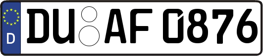 DU-AF0876