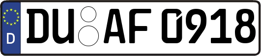 DU-AF0918