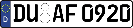 DU-AF0920