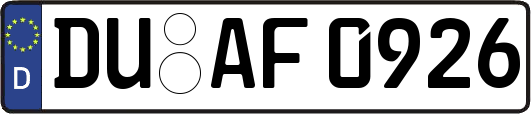 DU-AF0926