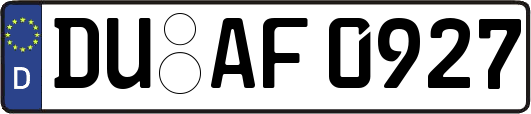 DU-AF0927