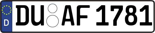 DU-AF1781