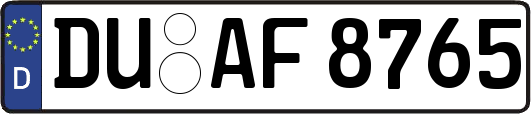 DU-AF8765