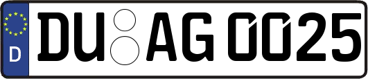 DU-AG0025