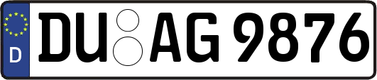 DU-AG9876