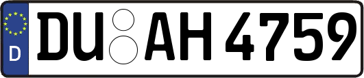 DU-AH4759