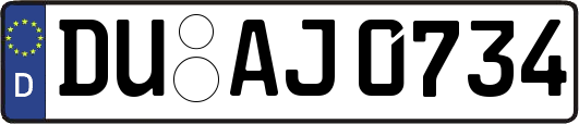 DU-AJ0734