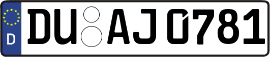 DU-AJ0781
