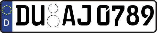 DU-AJ0789