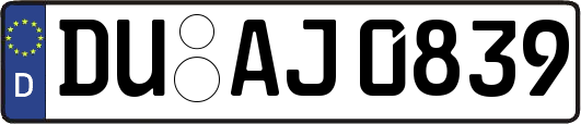 DU-AJ0839