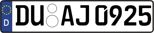 DU-AJ0925