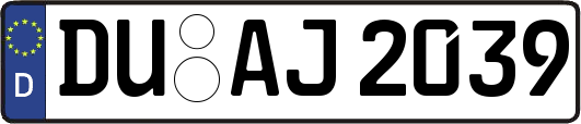 DU-AJ2039