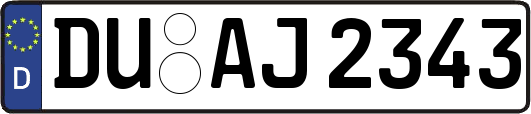 DU-AJ2343