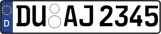 DU-AJ2345