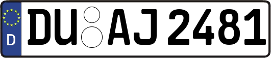 DU-AJ2481