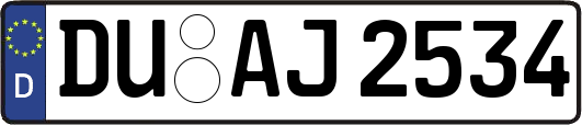 DU-AJ2534