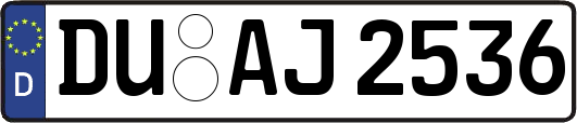 DU-AJ2536