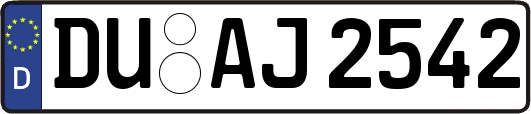DU-AJ2542