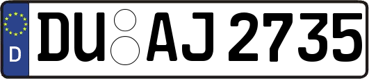 DU-AJ2735