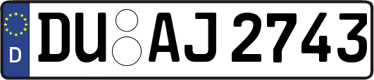 DU-AJ2743