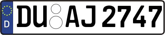 DU-AJ2747