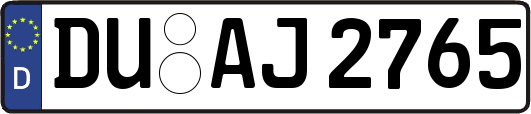 DU-AJ2765