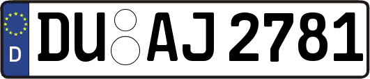 DU-AJ2781