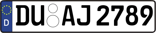 DU-AJ2789