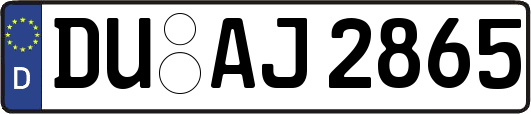 DU-AJ2865