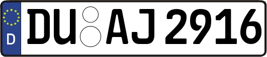 DU-AJ2916