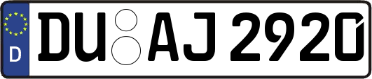 DU-AJ2920
