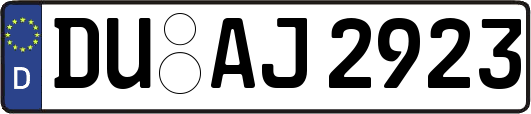 DU-AJ2923
