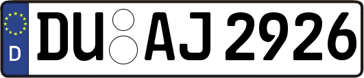 DU-AJ2926