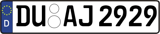 DU-AJ2929