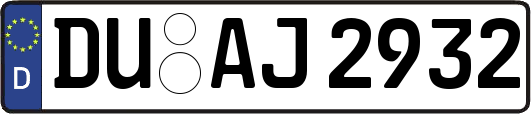 DU-AJ2932