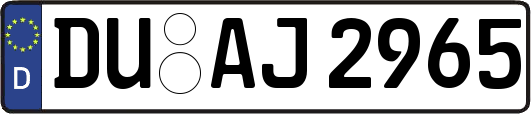 DU-AJ2965