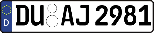 DU-AJ2981